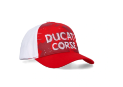 Dětská kšiltovka DUCATI Corse červeno/bílá 25 46007