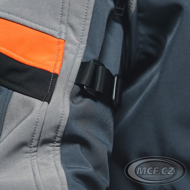 Moto bunda DAINESE RANCH TEX ebony/charcoal grey/flame orange