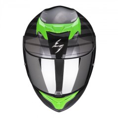 Moto přilba SCORPION EXO-520 AIR SHADE černo/zelená