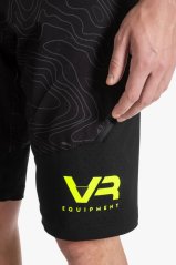 Šortky VR EQUIPMENT MTB TOPOGRAPHY černé EQMSPMB00204