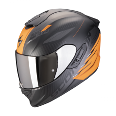 Moto přilba SCORPION EXO-1400 EVO II AIR LUMA matná černo/oranžová