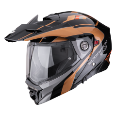 Motorcycle helmet SCORPION ADX-2 KAMPS black/cooper