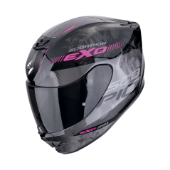 Moto přilba SCORPION EXO-391 AVA černo/růžová