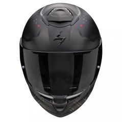 Motorcycle helmet SCORPION EXO-GT SP AIR TECHLANE matt black/grey/red