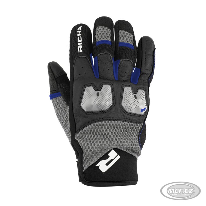 Moto rukavice RICHA MONACO MESH černo/šedé