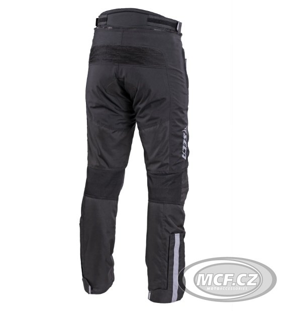 Moto kalhoty SECA HYBRID II černé - zkrácené