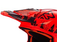 Kšilt SCORPION VX-21 MUDIRT černo/neonově červený