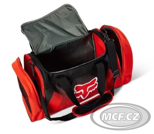 Sportovní taška FOX LEED 180 DUFFLE fluo červená 29697-110