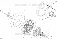 Ducati Scrambler Desert Sled 800 niple kola 81540051AA