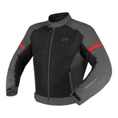 Moto bunda RICHA AUYAN WP šedo/červená