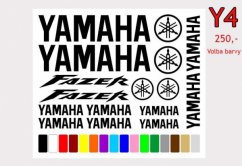 Samolepky YAMAHA Y4 různé barvy