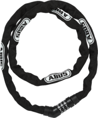 Zámek na moto Abus 4804C/110 Steel-O-Chain černý