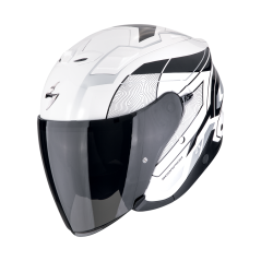 Moto přilba SCORPION EXO-Z1 VUE bílo/černo/stříbrná