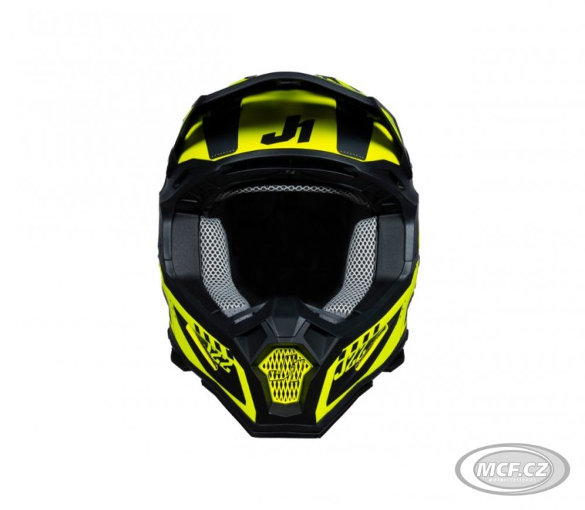 Moto přilba JUST1 J22F FALCON titanovo/černo/fluo žlutá