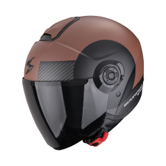 Motorcycle helmet SCORPION EXO-CITY II SHEER matte brown/black