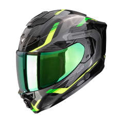 Moto přilba SCORPION EXO-1500 AIR SLEEK černo/zelená