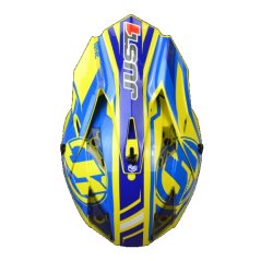 Kšilt JUST1 J32 RAVE modro/žlutý