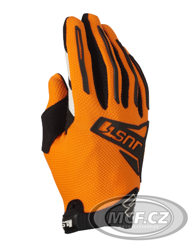 Moto rukavice JUST1 J-FORCE 2.0 oranžovo/černé