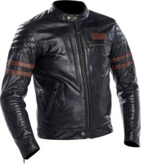 Moto bunda RICHA CURTISS tmavě zelená - nadměrná velikost