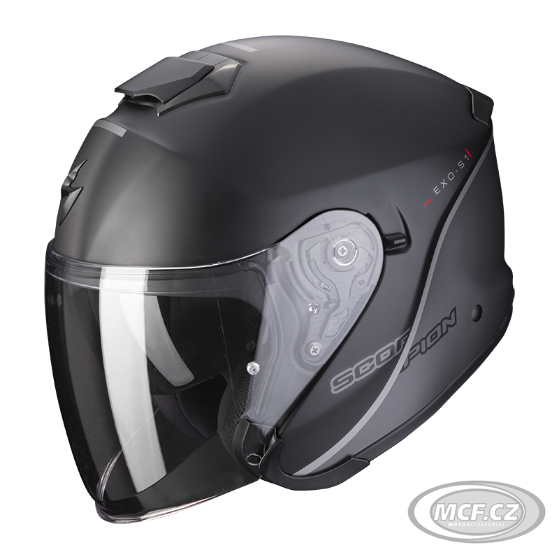 Moto přilba SCORPION EXO-S1 ESSENCE matná černo/stříbrná