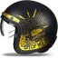 Moto přilba SCORPION BELFAST FENDER černo/zlatá matná