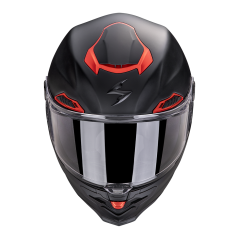 Motorcycle helmet SCORPION EXO-RACE AIR FIM2 solid matte black/red