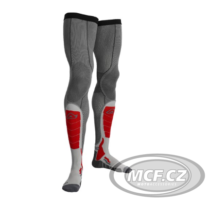 Nadkolenky ACERBIS X-LEG PRO VENTED šedo/červené 26704.295