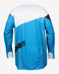 Motokrosový dres ALIAS MX A1 STANDARD neonově modro/bílý 2162-370