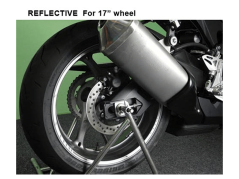 Pásky na kola KEITI reflexní bílé WS810W