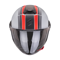 Motorcycle helmet SCORPION EXO-CITY II VEL matt grey/red
