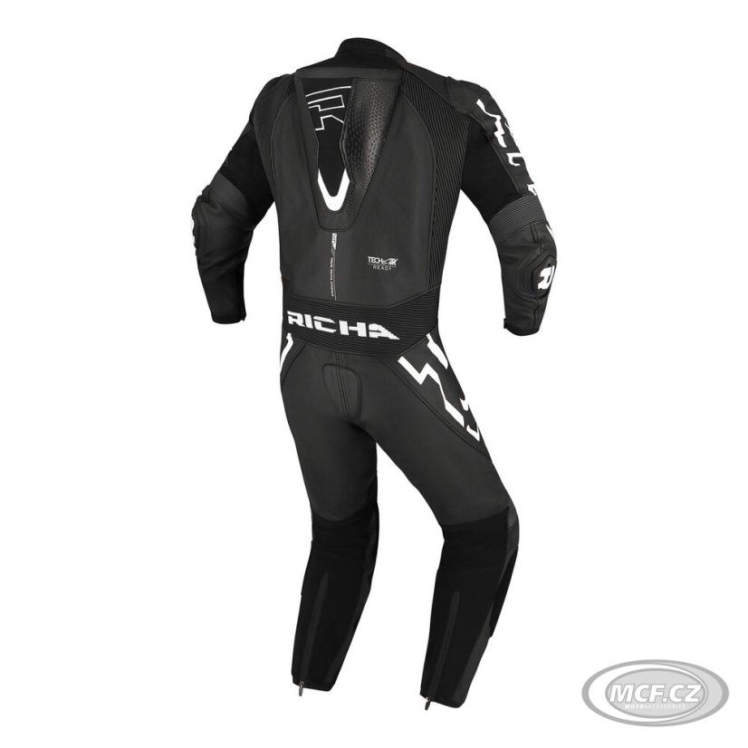 Moto kombinéza RICHA STRADALE GP jednodílná černo/bílá