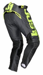 Moto kalhoty JUST1 J-FORCE TERRA tmavě šedo/neonově žluté