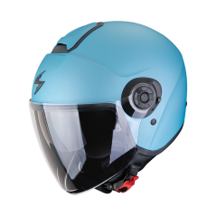Motorcycle helmet SCORPION EXO-CITY II solid matte celestial blue