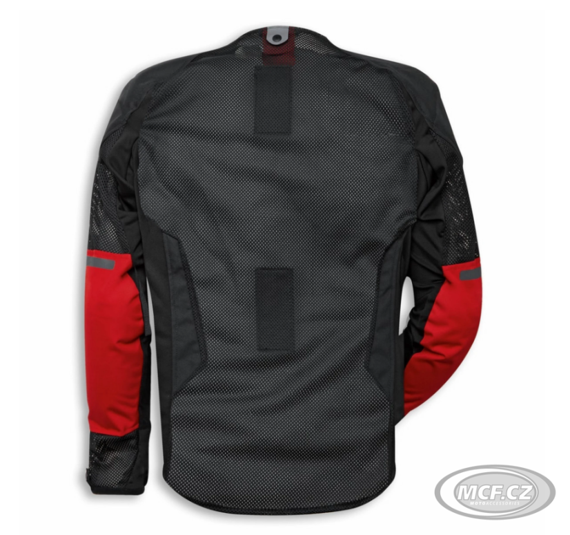 Textilní bunda DUCATI OVERLAY P01 2.0 černo/červená 98109260