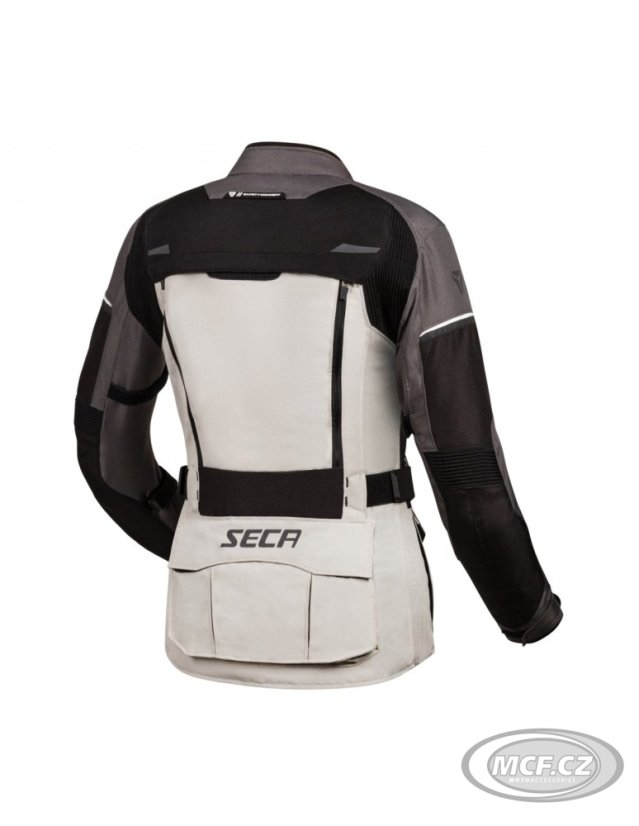 Dámská moto bunda SECA DISCOVERY LADY šedá