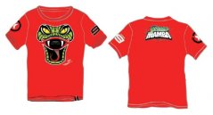 Dětské triko JORGE LORENZO Green mamba červené 31214 14