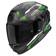 Motorcycle helmet SCORPION EXO-GT SP AIR AUGUSTA matt black/grey/green