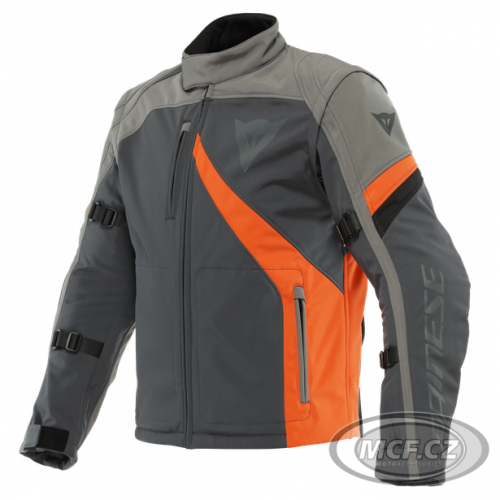Moto bunda DAINESE RANCH TEX ebony/charcoal grey/flame orange