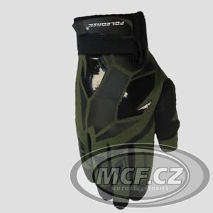 Moto rukavice POLEDNIK HRNT AXS khaki