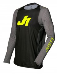 Dres JUST1 J-FLEX ARIA tmavě šedo/neonově žlutý