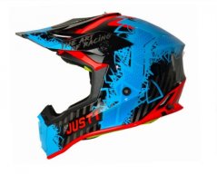 Moto přilba JUST1 J38 MASK modro/červeno/černá