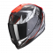 Moto přilba SCORPION EXO-1400 CARBON AIR ARANEA černo/neonově červená