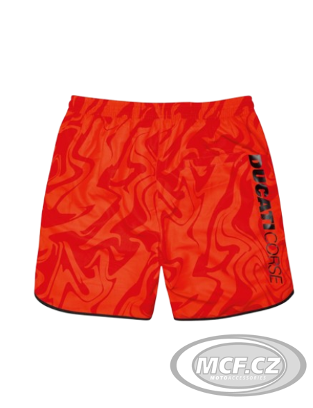 Pánské plavky DUCATI DC AOP červené 98771282