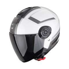 Moto přilba SCORPION EXO-CITY II COSMOS perleťově bílo/stříbrná