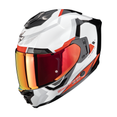 Motorcycle helmet SCORPION EXO-1500 AIR ARENA white/red