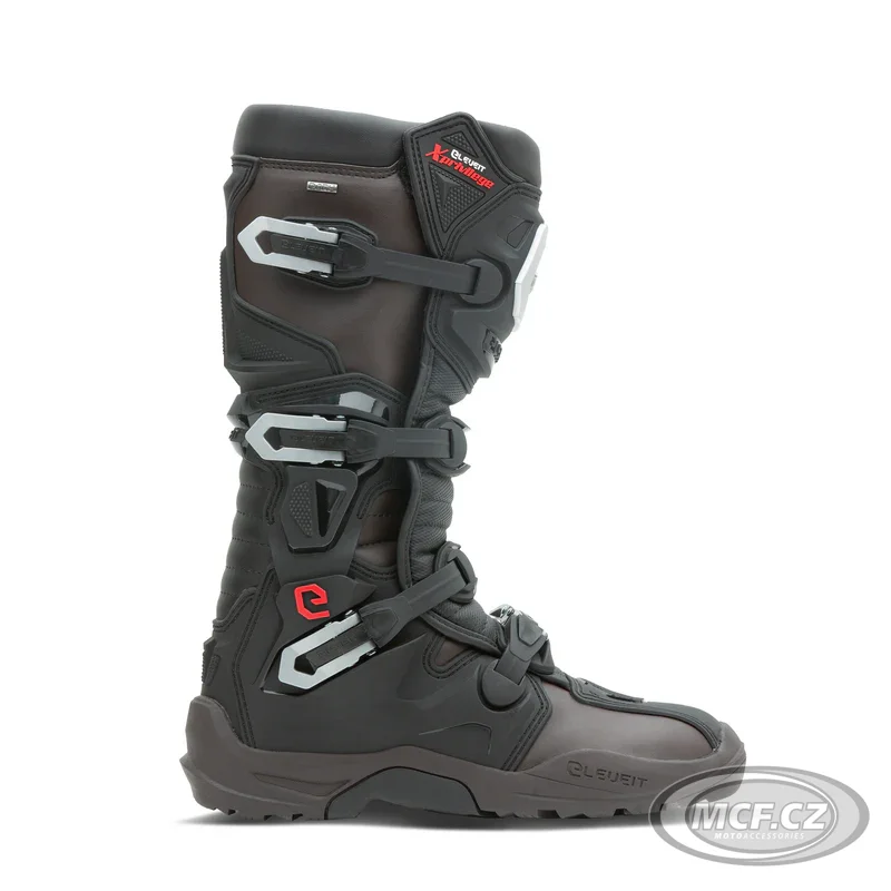 Moto boty ELEVEIT X-PRIVILEGE E-DRY ENDURO hnědé