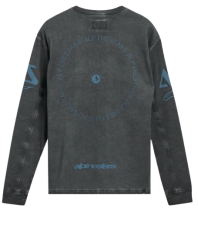 Triko s dlouhým rukávem ALPINESTARS NOOK LS tmavě šedé 1244-42200 170