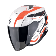 Motorcycle helmet SCORPION EXO-Z1 VUE matte white/red/black