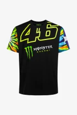 Triko VR46 LUNE MONSTER ENERGY černé 566604