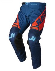 Moto kalhoty JUST1 J-FORCE VERTIGO modro/oranžové